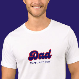 Custom Year Dad Tri-Blend Shirt