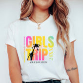 Custom Year Girls Trip; Summer Vacation Name &City T-shirt