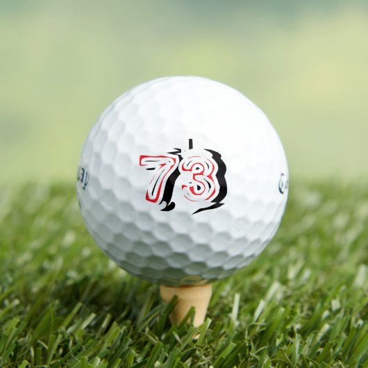 Custom Year Golf Balls - Verjaardag Gift Set Golfballen (Insitu Shirt)