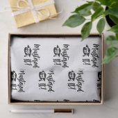 Custom Year Masters Degree Afstuderen beheerst het Tissuepapier (Geschenk)