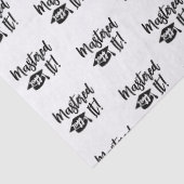 Custom Year Masters Degree Afstuderen beheerst het Tissuepapier (Detail)