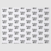 Custom Year Masters Degree Afstuderen beheerst het Tissuepapier (Voorkant)