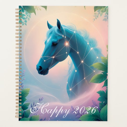 Custom Year of the Horse 2026 Planner (Voorkant)