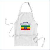 Custom Yellow Green & Red Ethiopian Flag Standaard Schort