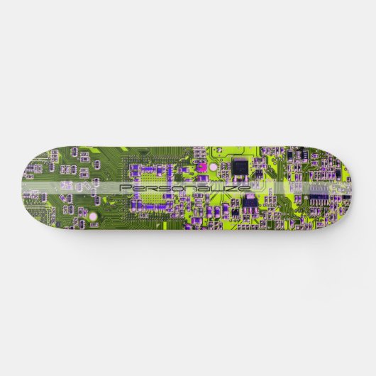 Custom Yellow PCB Circuit Board for IT Pros Persoonlijk Skateboard (Horizontaal)