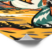 Custom Yellowstone National Park Lower Falls Retro Poster (Hoek)