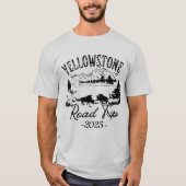 Custom Yellowstone Road Trip 2025 Family Shirt (Voorkant)