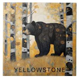 Custom Yellowstone Zwart Beer Decor Tegeltje