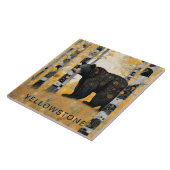 Custom Yellowstone Zwart Beer Decor Tegeltje (Zijkant)