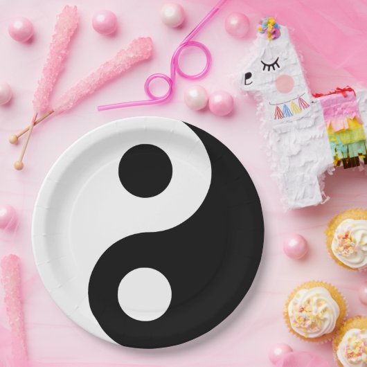 Custom Yin Yang Papieren Bordje (Feest)
