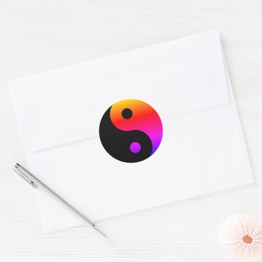 Custom Yin Yang Stickers (Envelop)