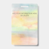 Custom Yoga Instructor Sunflower Badge (Achterkant)