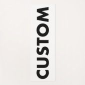 Custom Yoga Mat 1 Sided Print LANDSCAPE Orientated (Voorkant)