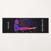 Custom Yoga Mat with Name & Mantra | Watercolor (Voorkant (horizontaal))