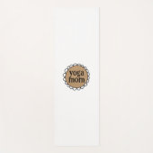 Custom YOGA MOM Scalloped Edge Yogamat (Voorkant)