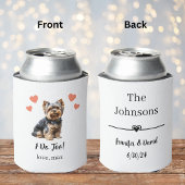 Custom Yorkie Pet Wedding Koelbox Blikjeskoeler