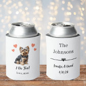 Custom Yorkie Pet Wedding Koelbox Blikjeskoeler
