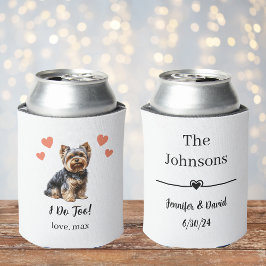Custom Yorkie Pet Wedding Koelbox Blikjeskoeler