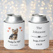 Custom Yorkie Pet Wedding Koelbox Blikjeskoeler