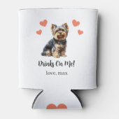 Custom Yorkie Pet Wedding Koelbox Blikjeskoeler (Voorkant)