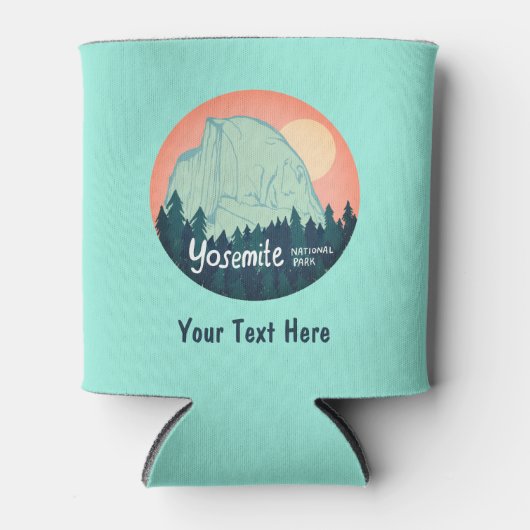 CUSTOM Yosemite National Park Half Dome Art Blikjeskoeler (Voorkant)