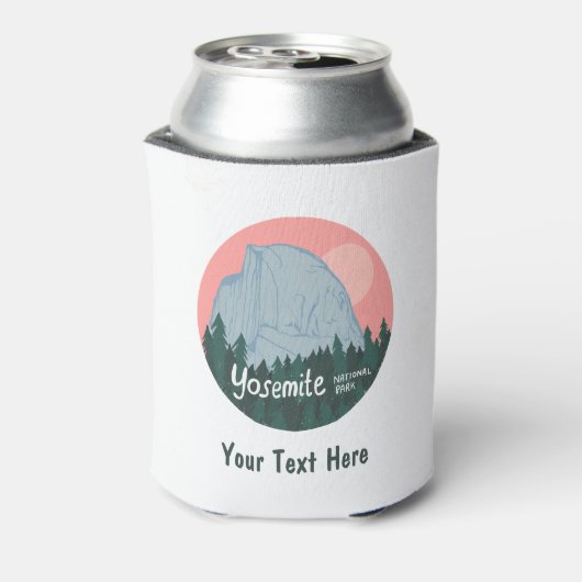 CUSTOM Yosemite National Park Half Dome Art Blikjeskoeler (Blikje Achterkant)