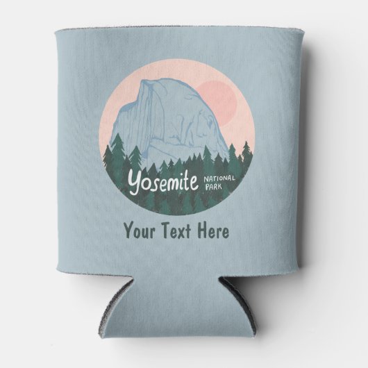 CUSTOM Yosemite National Park Half Dome Art Blikjeskoeler (Voorkant)