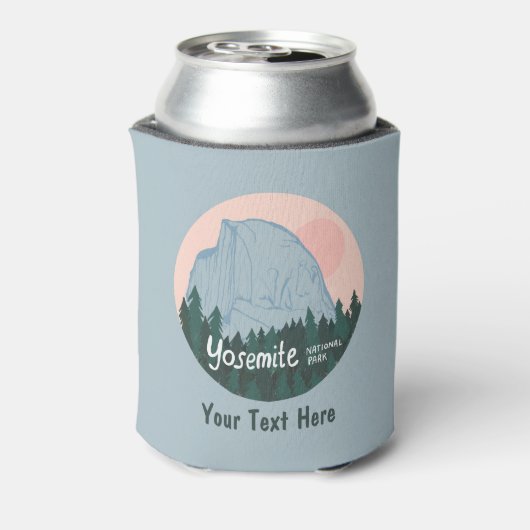 CUSTOM Yosemite National Park Half Dome Art Blikjeskoeler (Blikje Achterkant)