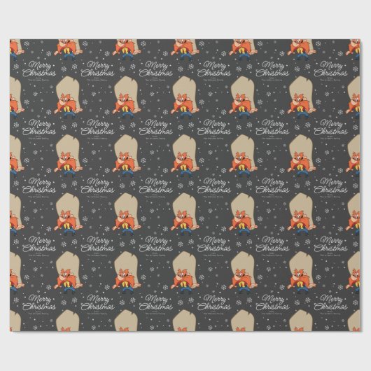 Custom Yosemite Sam Merry Kerstmis Cadeaupapier (Vlak)