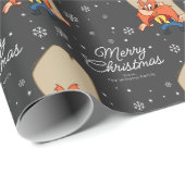 Custom Yosemite Sam Merry Kerstmis Cadeaupapier (Rol Hoek)