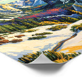 Custom Yosemite Tunnel View Winter Van Gogh Style Poster (Hoek)