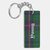 Custom Young Tartan Pset Sleutelhanger (Voorkant Links)