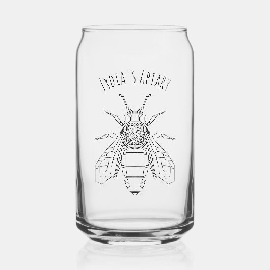 Custom Your Brand Apiary  Blikvorm Glas (Voorkant)