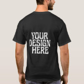 Custom  "Your Design Here" T-Shirt (Achterkant)