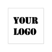 Custom Your Logo Business Rubber Stamp Example Rubberstempel (Afrduk)