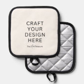 Custom Your Own Personalize Pannenlap (Voorkant / Achterkant)