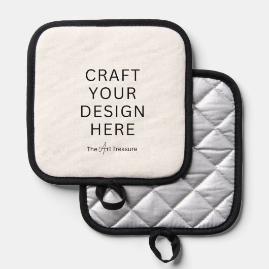 Custom Your Own Personalize Pannenlap (Voorkant / Achterkant)