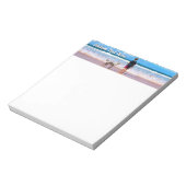 Custom Your Pet Photo Notepad Personalized Text Notitieblok (Linkerzijde)