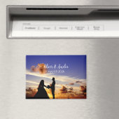 custom your photo personalized name wedding magnet (Insitu (Vaatwasser))