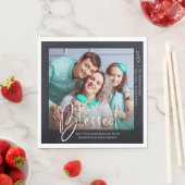 Custom | zalig | Prettige feestdagen Foto van Napk Servet (Insitu)