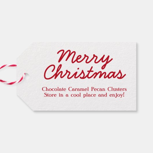 Custom zelfgemaakt speciaal voor u Kerstmis Cadeaulabel (Achterkant Horizontaal)