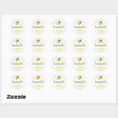 Custom Zelfgemaakte Limoncello Label Wit (Vel)