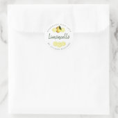 Custom Zelfgemaakte Limoncello Label Wit (Tas)