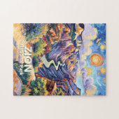 Custom Zion National Park Canyon Sunset Colorful Legpuzzel (Horizontaal)