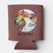 CUSTOM Zion National Park Utah Waterverf Blikjeskoeler (Achterkant)