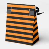 Custom zwart en sinaasappel Halloween partij gunst Bedankdoosjes (Achterkant)