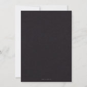 *CUSTOM_Zwart Goud Confetti Feestviering Save The Date (Achterkant)