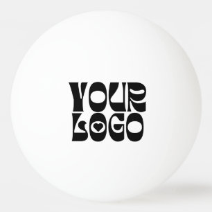 Custom Zwart Logo Ping Pong Ball