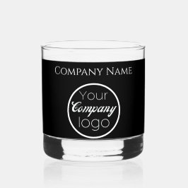 Custom Zwart Wit Voeg hier logo promo toe Whisky Glas