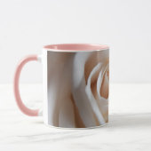 Customable White Rose "Love You" mug Mok (Links)